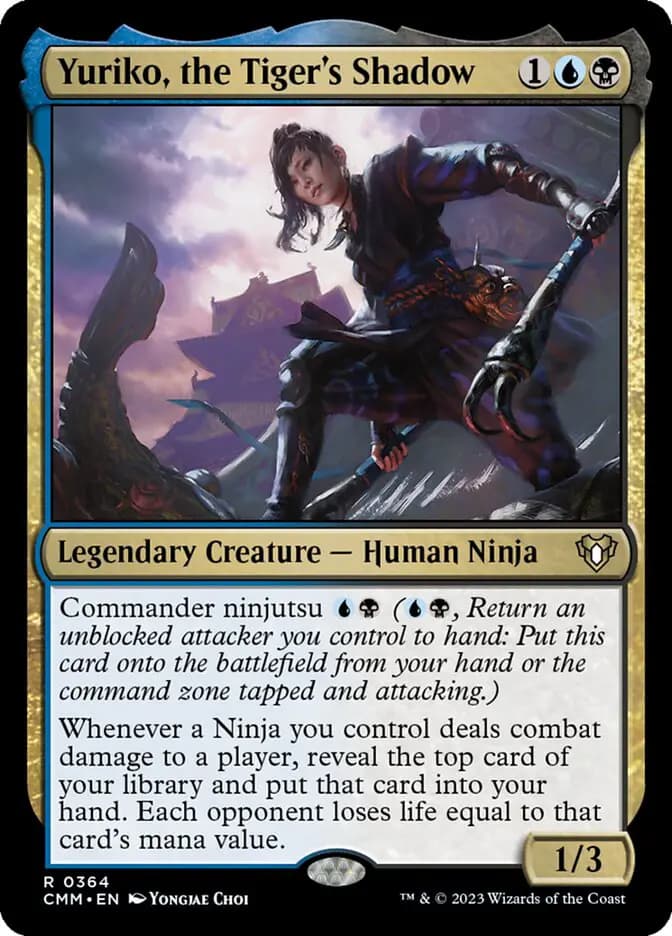 Card image of Yuriko, the Tiger's Shadow
