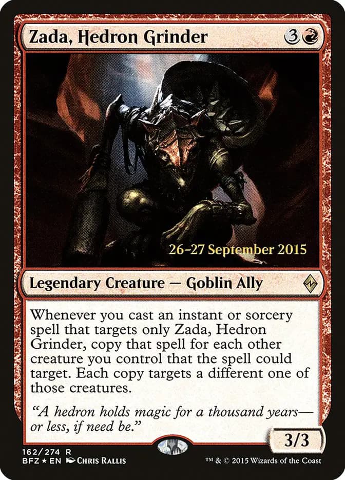 Card image of Zada, Hedron Grinder
