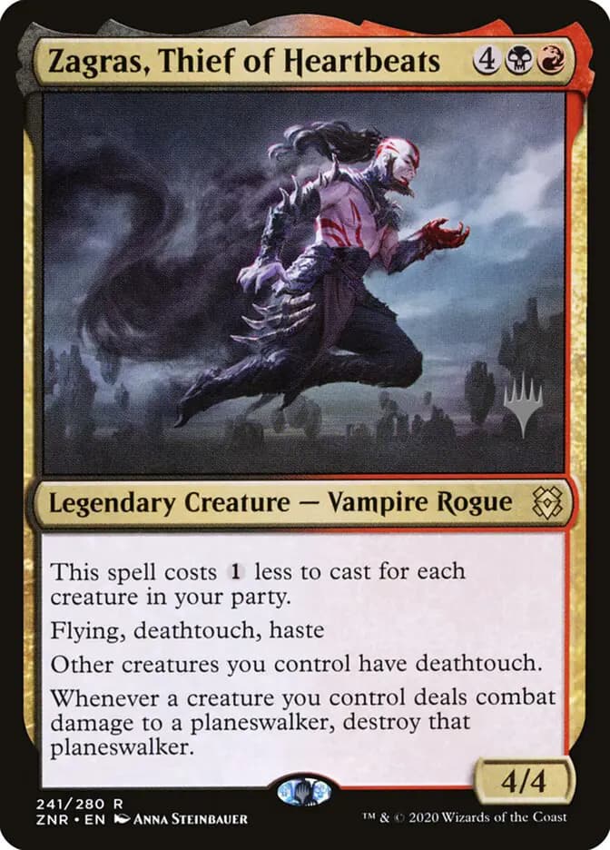 Card image of Zagras, Thief of Heartbeats