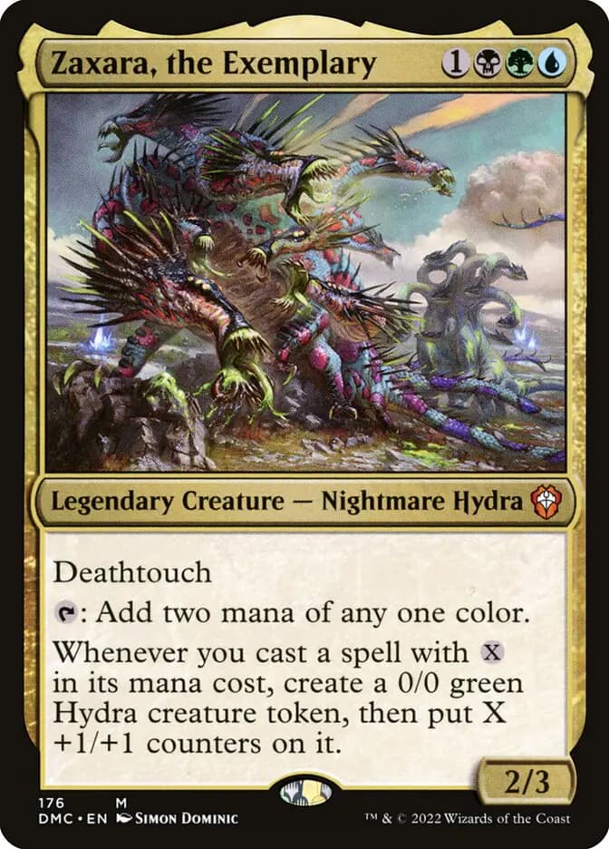 Card image of Zaxara, the Exemplary
