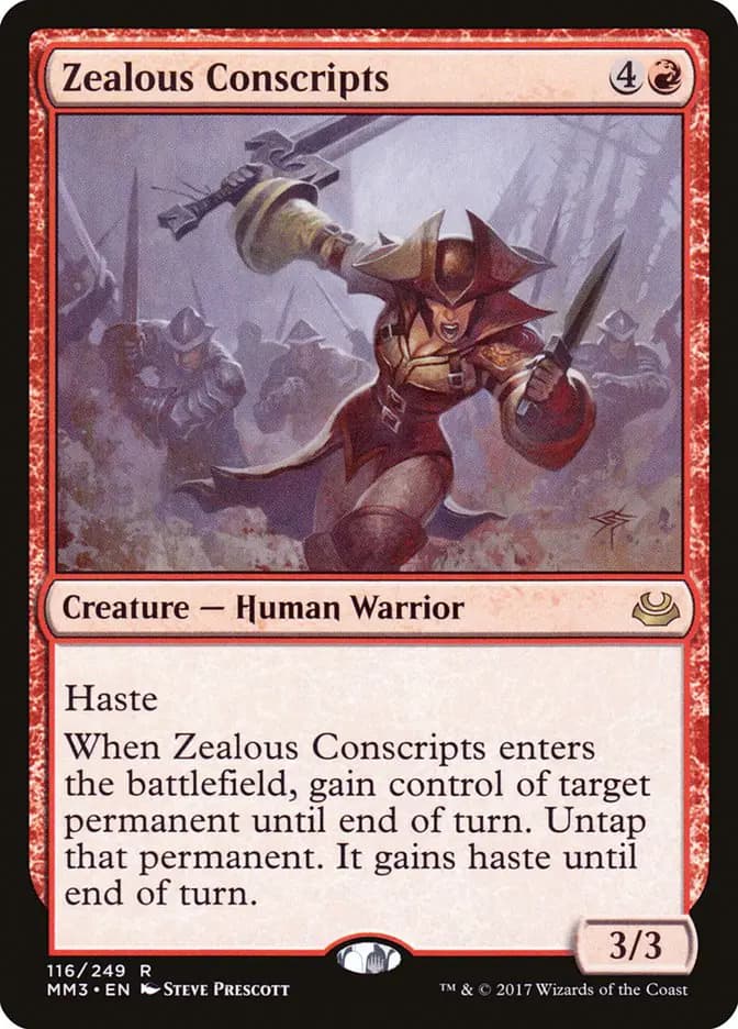 Card image of Zealous Conscripts