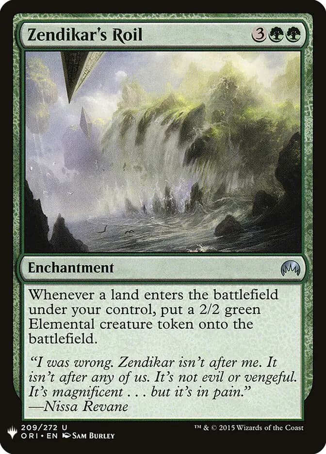 Card image of Zendikar's Roil
