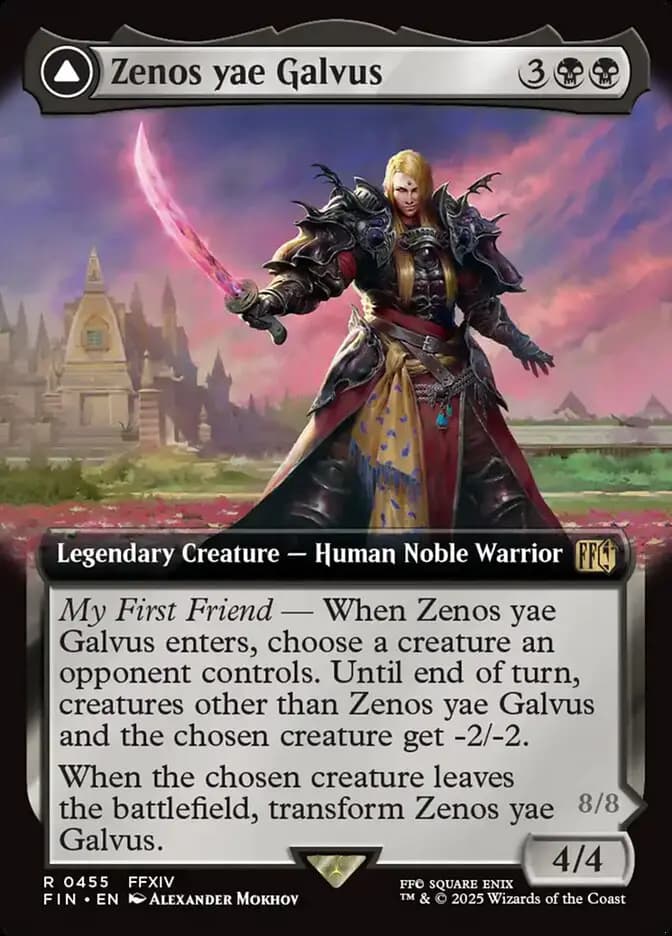 Card image of Zenos yae Galvus / Shinryu, Transcendent Rival
