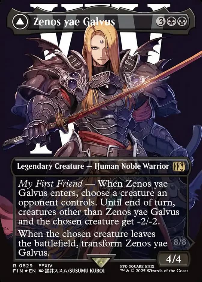 Card image of Zenos yae Galvus / Shinryu, Transcendent Rival