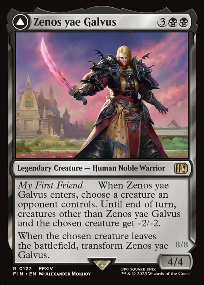 Card image of Zenos yae Galvus / Shinryu, Transcendent Rival