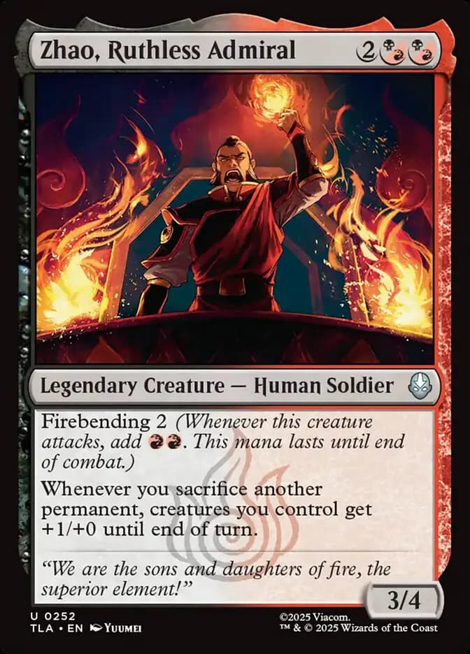 Card image of Zhao, Ruthless Admiral