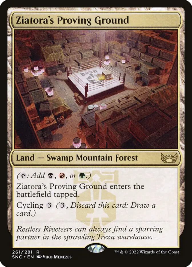 Card image of Ziatora's Proving Ground