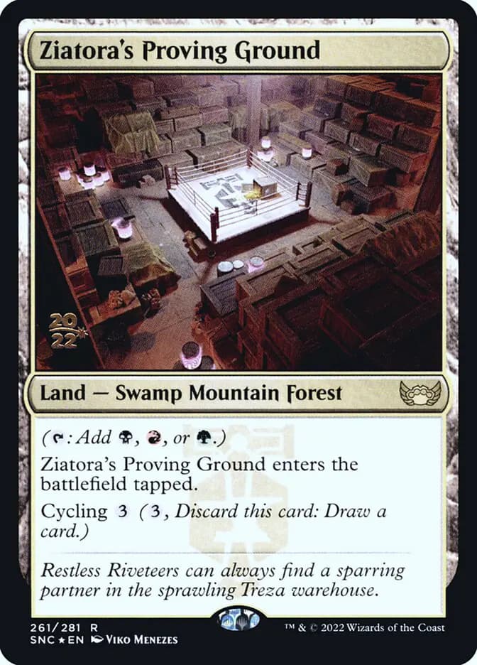 Card image of Ziatora's Proving Ground