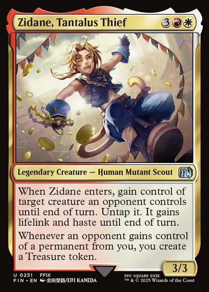 Card image of Zidane, Tantalus Thief