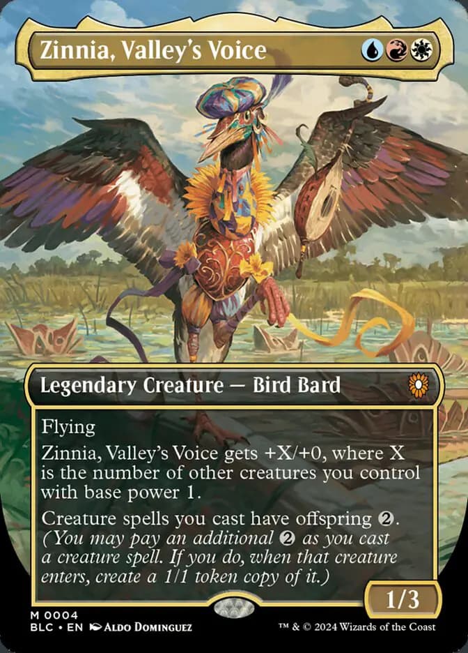 Card image of Zinnia, Valley's Voice