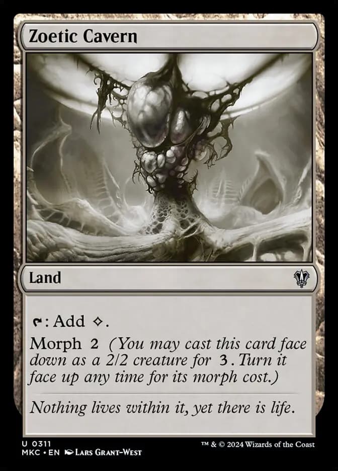 Card image of Zoetic Cavern