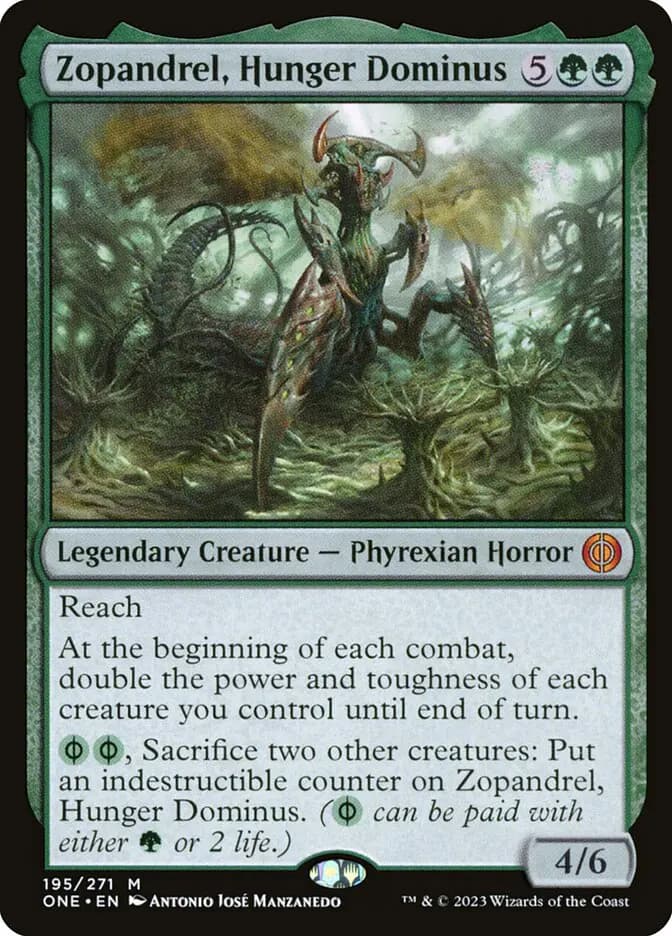 Card image of Zopandrel, Hunger Dominus