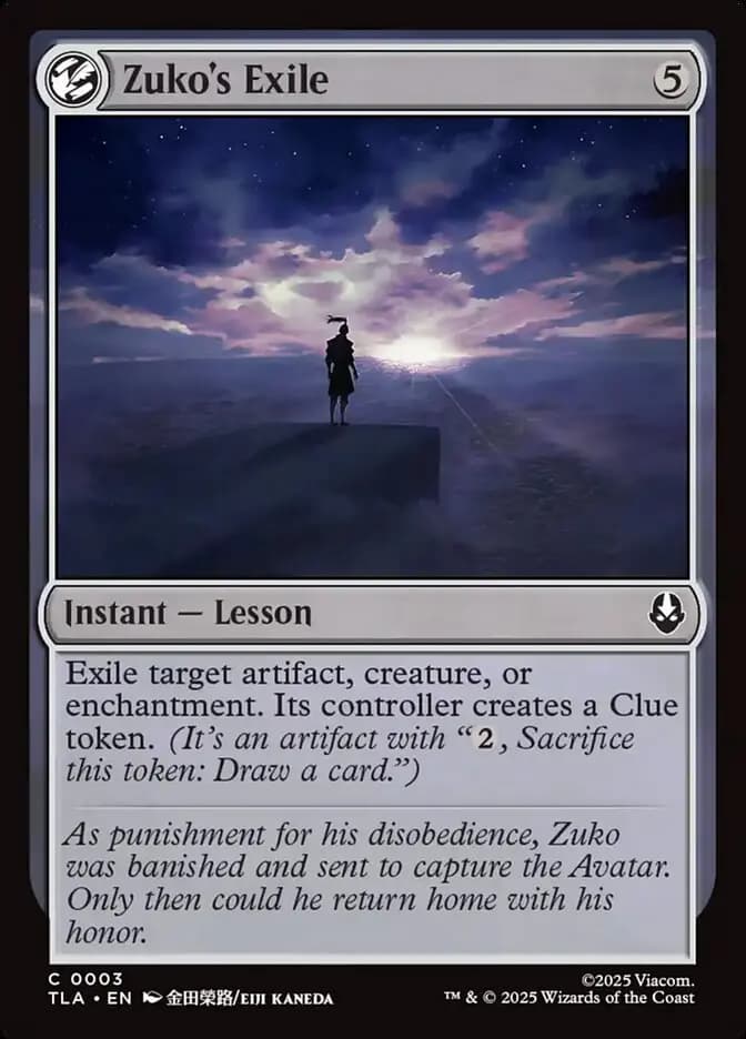 Card image of Zuko's Exile