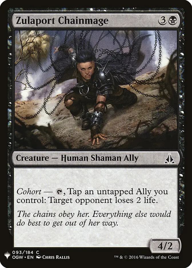 Card image of Zulaport Chainmage