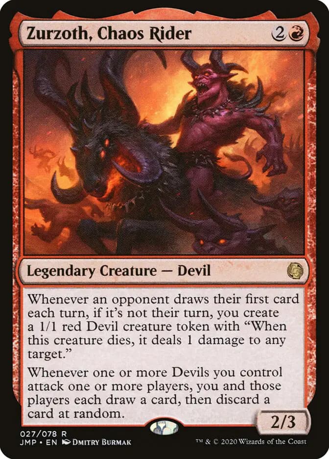 Card image of Zurzoth, Chaos Rider